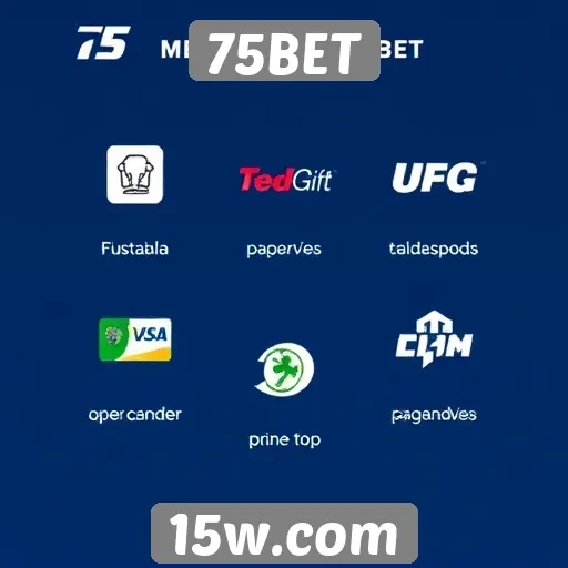 Métodos de pagamento aceitos na 75BET